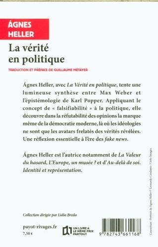 Produktbild: La v&eacute;rit&eacute; en politique
