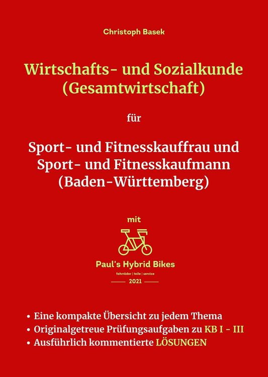 Produktbild: Wirtschafts- und Sozialkunde (Gesamtwirtschaft) f&uuml;r Sport- und Fitnesskauffrau und Sport- und Fitnesskaufmann (Baden-W&uuml;rttemberg)