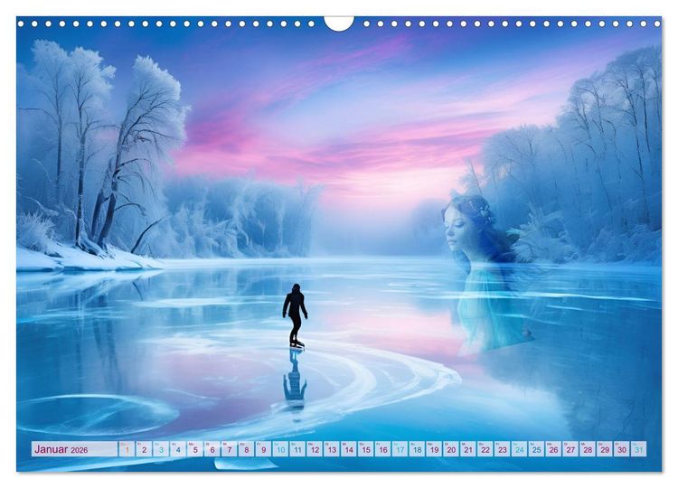 Produktbild: Clara tr&auml;umt - M&auml;rchenhafte Traumfantasien (Wandkalender 2026 DIN A3 quer), CALVENDO Monatskalender