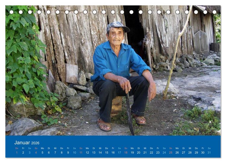 Produktbild: Maya in Yukatan 2026 (Tischkalender 2026 DIN A5 quer), CALVENDO Monatskalender