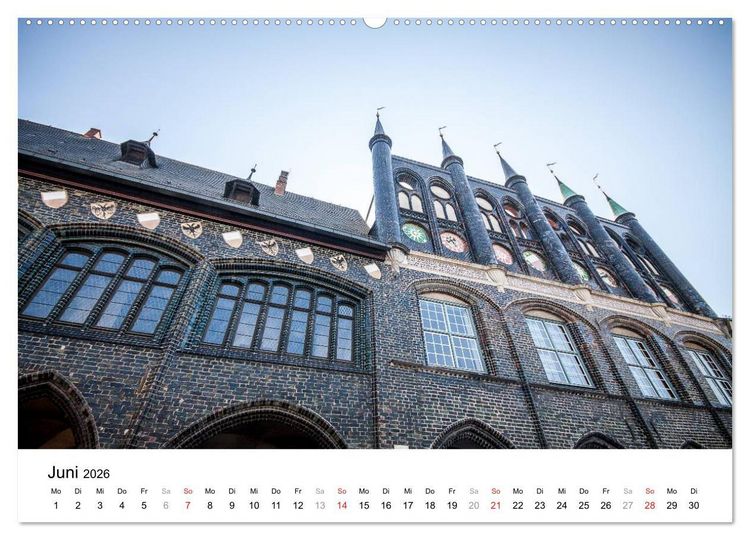 Produktbild: L&uuml;beck - Das Tor zur Ostsee (Wandkalender 2026 DIN A2 quer), CALVENDO Monatskalender