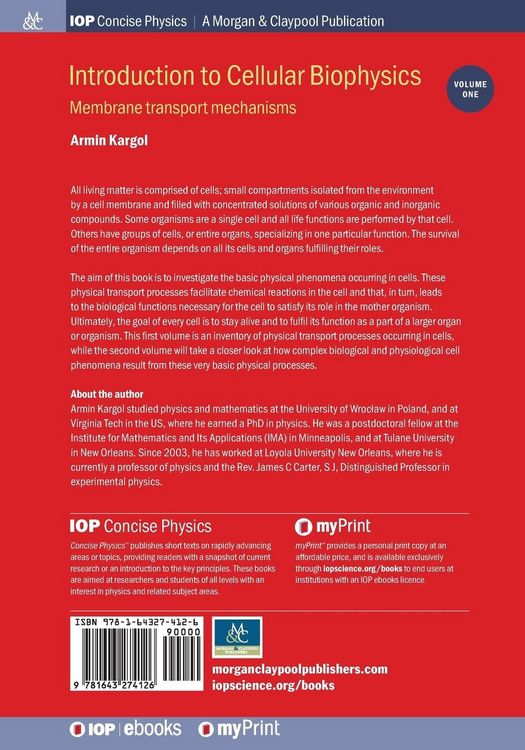 Produktbild: Introduction to Cellular Biophysics, Volume 1