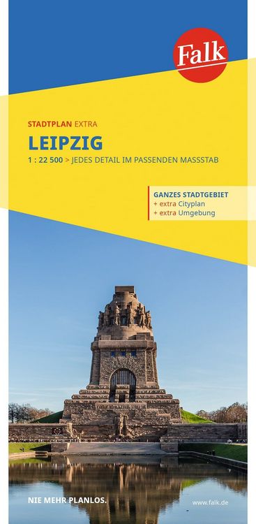 Produktbild: Falk Stadtplan Extra Leipzig 1:22.500