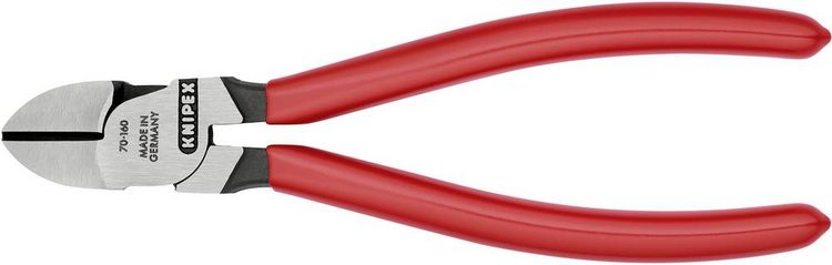 Produktbild: Knipex 70 01 160 Werkstatt Seitenschneider mit Facette 160mm