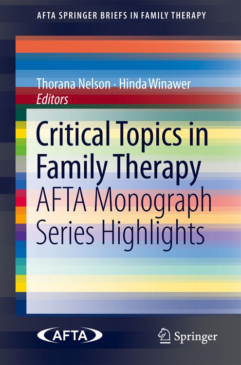 Produktbild: Critical Topics in Family Therapy