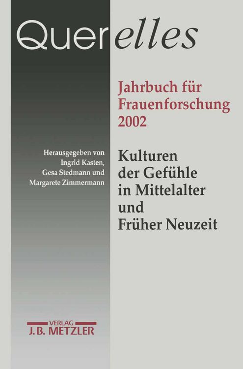 Produktbild: Querelles Jahrbuch f&uuml;r Frauenforschung 2002