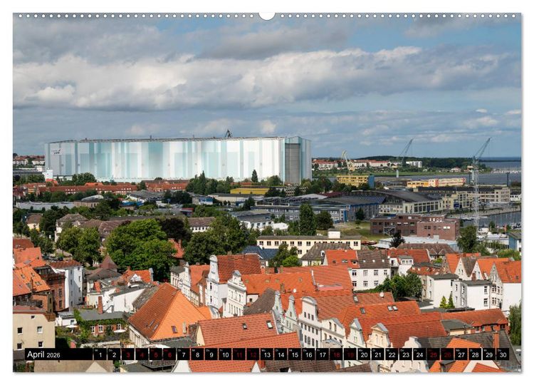 Produktbild: Hansestadt Wismar (Wandkalender 2026 DIN A2 quer), CALVENDO Monatskalender