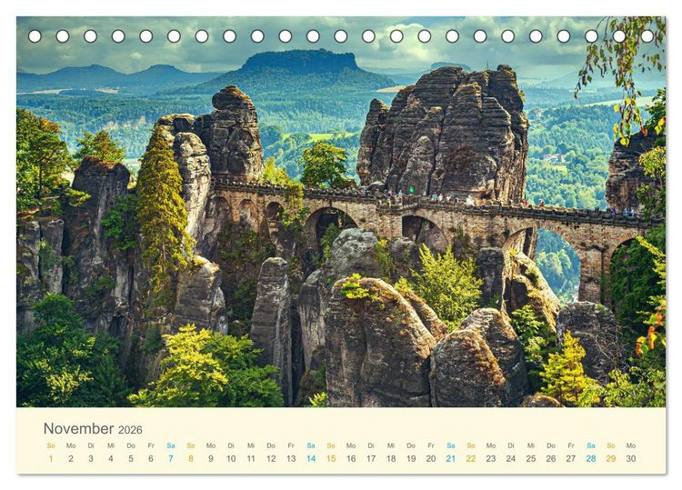 Produktbild: Deutsche Br&uuml;cken (Tischkalender 2026 DIN A5 quer), CALVENDO Monatskalender