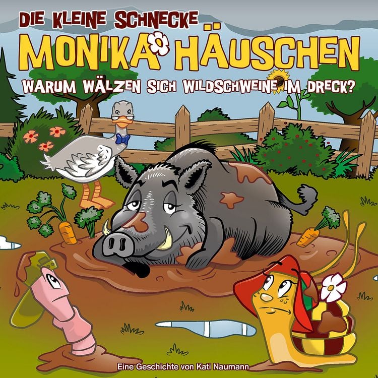 Produktbild: Die kleine Schnecke Monika H&auml;uschen - CD / 66: Warum w&auml;lzen sich Wildschweine im Dreck?