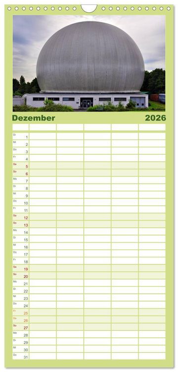 Produktbild: Familienplaner 2026 - Bochum mit 5 Spalten (Wandkalender, 21 x 45 cm) CALVENDO
