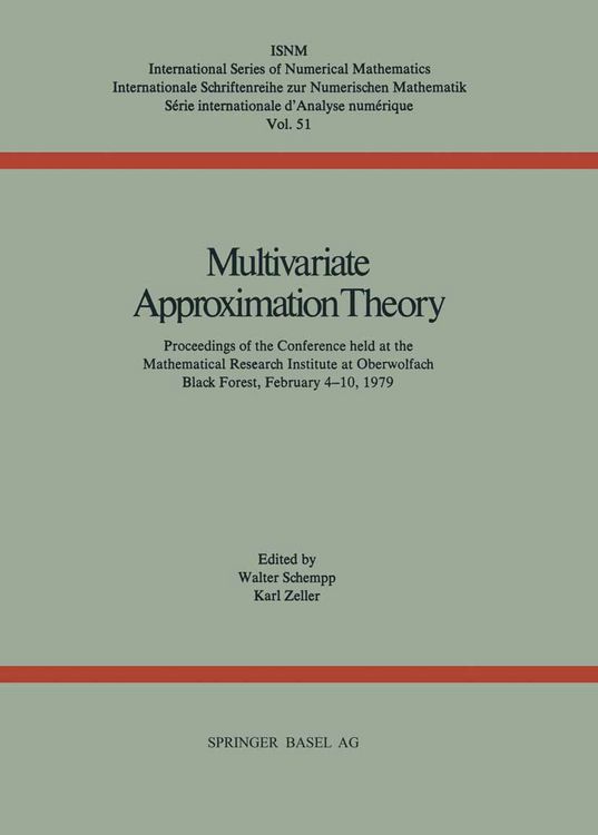 Produktbild: Multivariate Approximation Theory