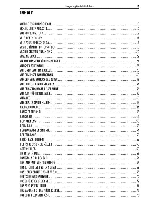 Produktbild: Das gro&szlig;e gr&uuml;ne Volksliederbuch Gitarre