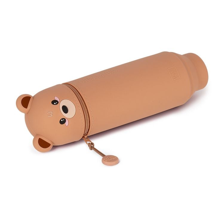 Produktbild: Legami 2-in-1 Federm&auml;ppchen aus Silikon - kawaii - Teddyb&auml;r