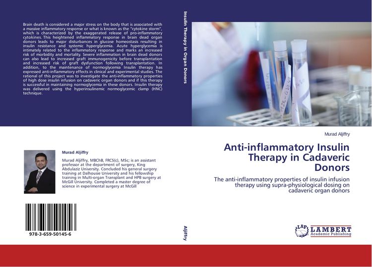 Produktbild: Anti-inflammatory Insulin Therapy in Cadaveric Donors