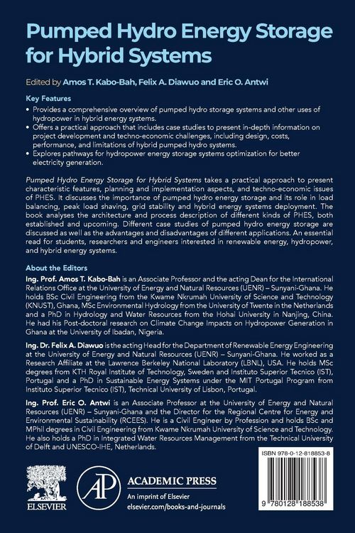 Produktbild: Pumped Hydro Energy Storage for Hybrid Systems