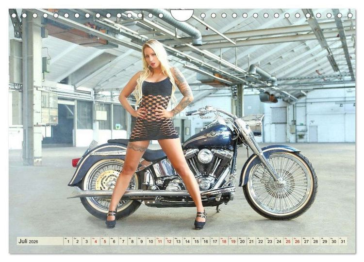 Produktbild: Motorr&auml;der und Sexy Girls (Wandkalender 2026 DIN A4 quer), CALVENDO Monatskalender