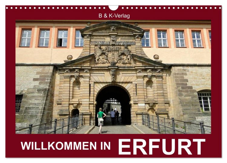 Produktbild: Willkommen in ERFURT (Wandkalender 2026 DIN A3 quer), CALVENDO Monatskalender