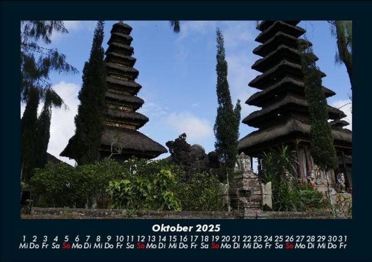 Produktbild: Indonesien 2025 Fotokalender DIN A5