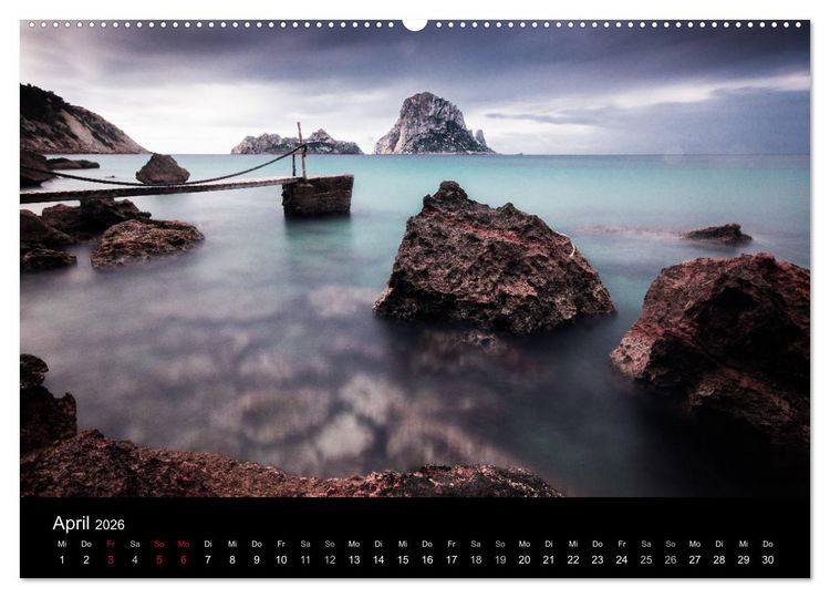 Produktbild: Ibiza und seine Farben (Wandkalender 2026 DIN A2 quer), CALVENDO Monatskalender