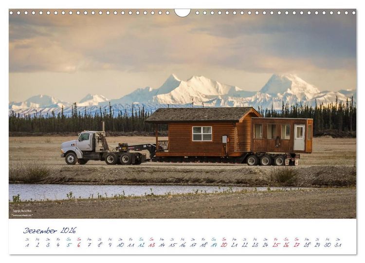 Produktbild: US Cars & Trucks in Alaska (Wandkalender 2026 DIN A3 quer), CALVENDO Monatskalender