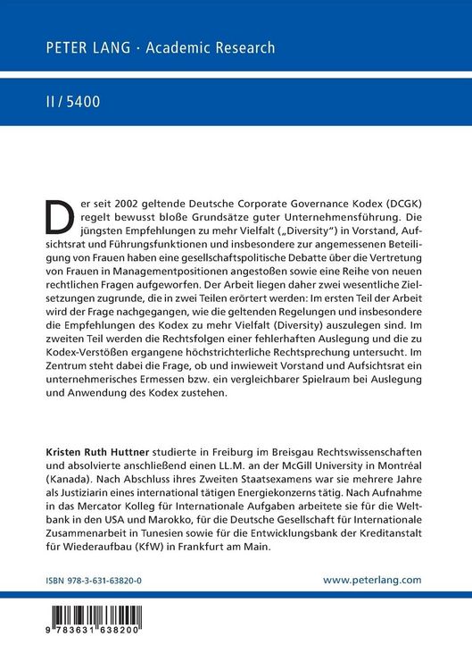 Produktbild: Auslegung des Deutschen Corporate Governance Kodex (DCGK) und Rechtsfolgen einer &laquo;fehlerhaften&raquo; Auslegung