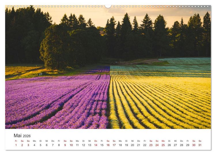 Produktbild: Oregon - Amerikas wundersch&ouml;ne Westk&uuml;ste (Wandkalender 2026 DIN A2 quer), CALVENDO Monatskalender