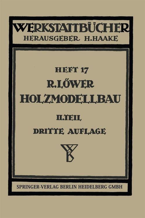 Produktbild: Der Holzmodellbau