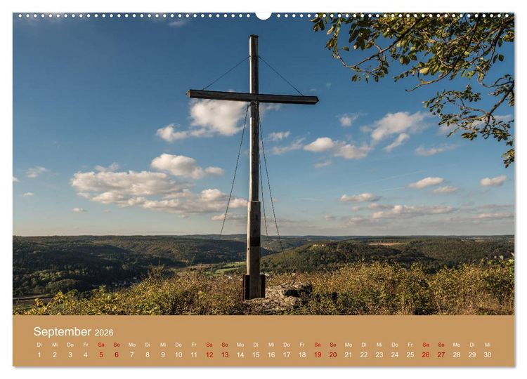 Produktbild: Sch&ouml;ne Aussichten in die Fr&auml;nkische Schweiz (hochwertiger Premium Wandkalender 2026 DIN A2 quer), Kunstdruck in Hochglanz
