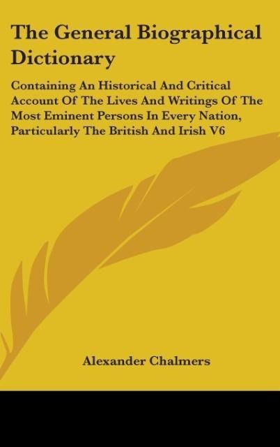 Produktbild: Chalmers, A: General Biographical Dictionary