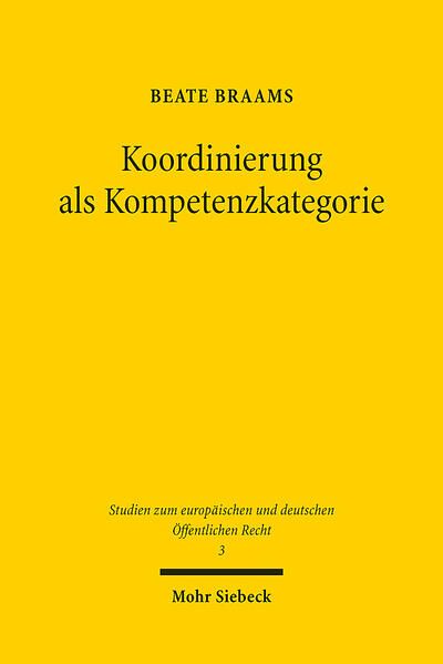 Produktbild: Koordinierung als Kompetenzkategorie