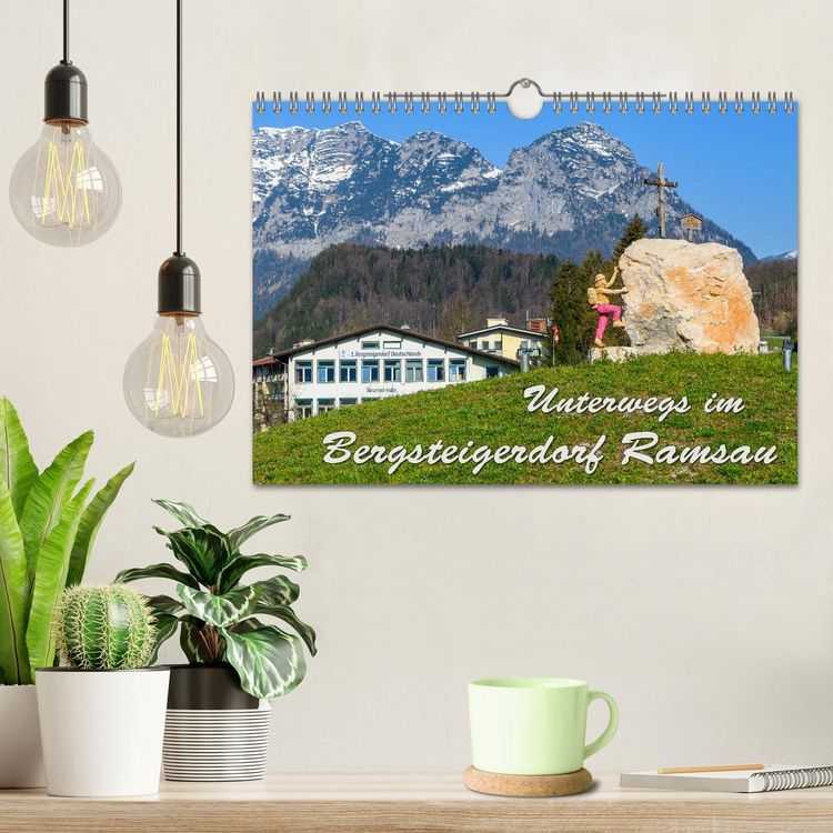 Produktbild: Unterwegs im Bergsteigerdorf Ramsau (Wandkalender 2026 DIN A4 quer), CALVENDO Monatskalender