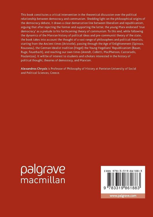 Produktbild: &lsquo;True Democracy&rsquo; as a Prelude to Communism