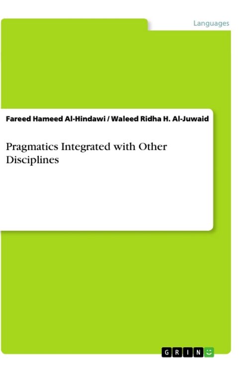 Produktbild: Pragmatics Integrated with Other Disciplines