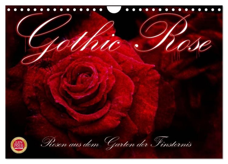 Produktbild: Gothic Rose - Rosen aus dem Garten der Finsternis (Wandkalender 2026 DIN A4 quer), CALVENDO Monatskalender