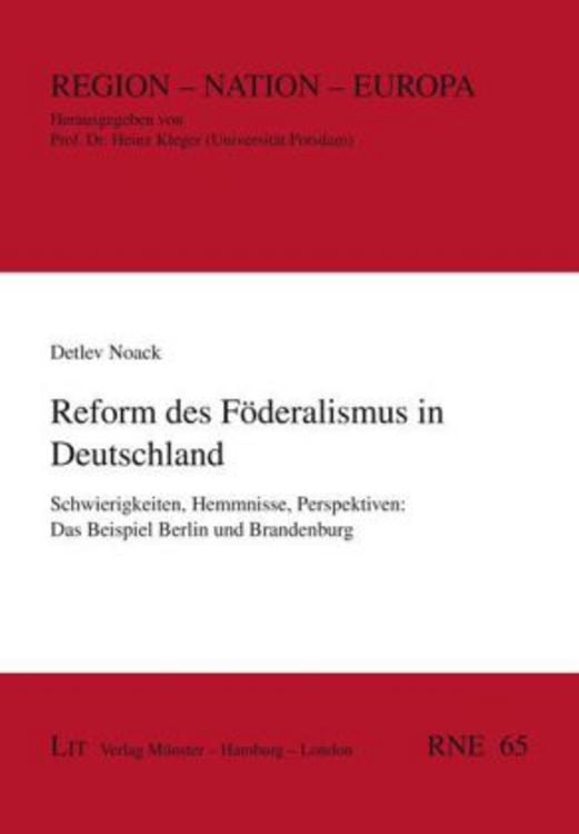 Produktbild: Reform des F&ouml;deralismus in Deutschland