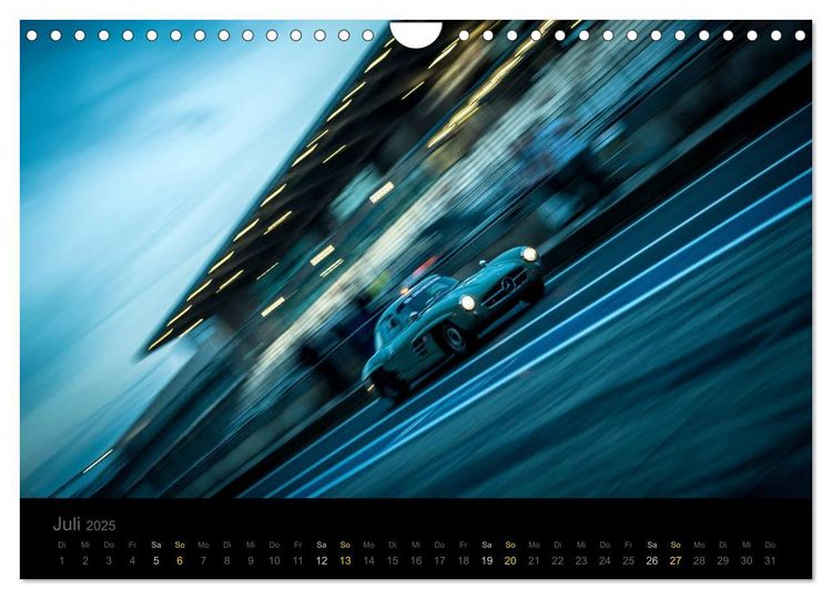 Produktbild: Mercedes Benz 300SL - Racing (Wandkalender 2025 DIN A4 quer), CALVENDO Monatskalender