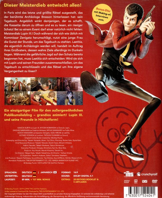 Produktbild: Lupin the 3rd: The First - The Movie - Limited Edition