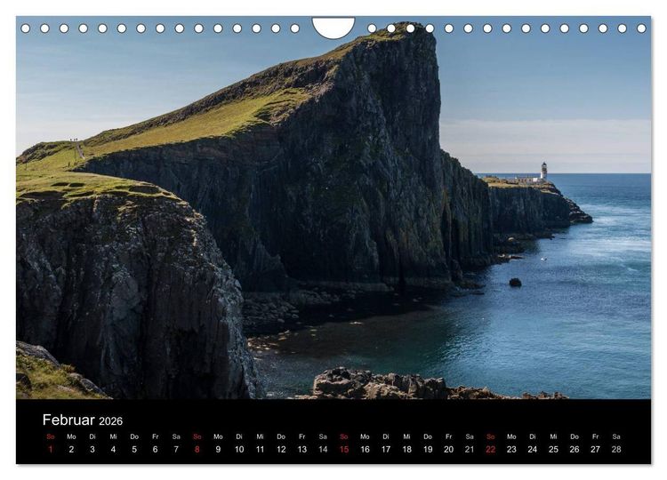 Produktbild: Die Highlands - Schottlands rauher Nordwesten (Wandkalender 2026 DIN A4 quer), CALVENDO Monatskalender