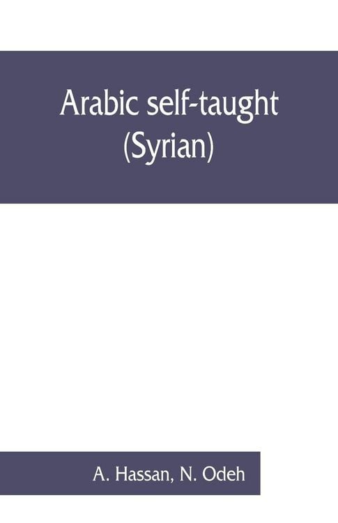 Produktbild: Arabic self-taught (Syrian) with English phonetic pronunciation