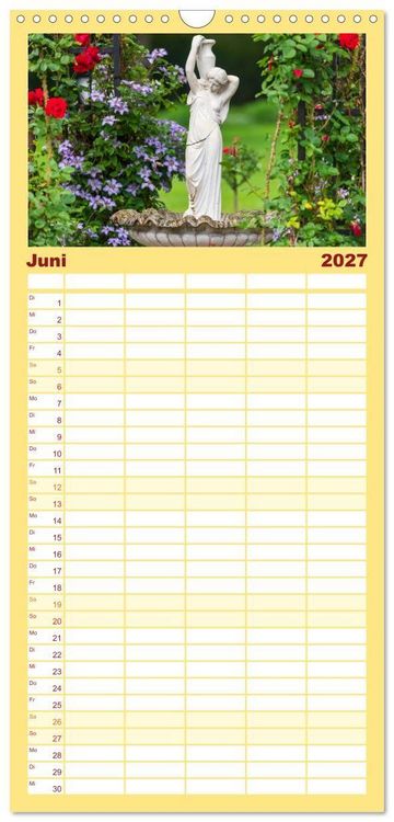 Produktbild: Familienplaner 2027 - Schl&ouml;sser und G&auml;rten in Brandenburg mit 5 Spalten (Wandkalender, 21 x 45 cm) CALVENDO