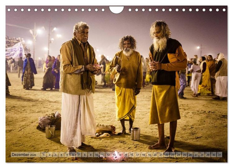 Produktbild: Alltag in Indien (Wandkalender 2026 DIN A4 quer), CALVENDO Monatskalender