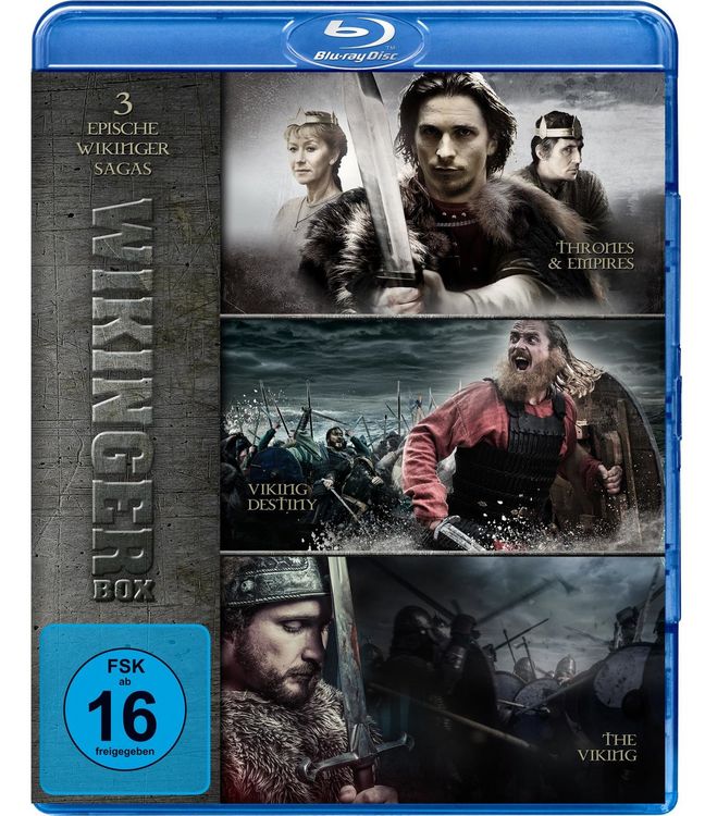 Produktbild: Wikinger Box - Drei epische Wikinger Sagas - Thrones & Empires, Viking Destiny, The Viking [3 BRs]
