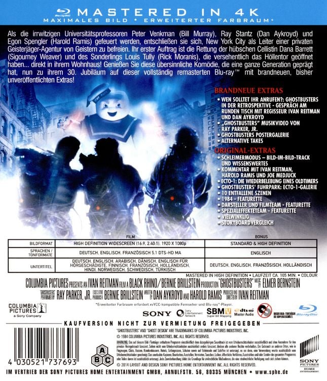 Produktbild: Ghostbusters 1 [DE]