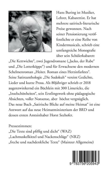 Produktbild: Satirische Blicke auf meine Heimat