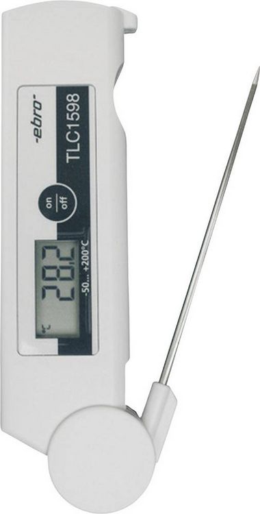 Produktbild: ebro TLC 1598 Einstichthermometer (HACCP) Messbereich Temperatur -50 bis 200 &deg;C F&uuml;hler-Typ Pt1000 HACCP-konform