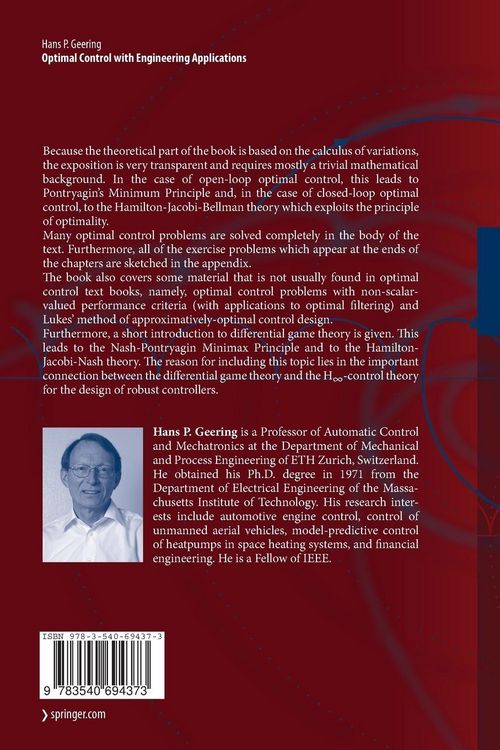 Produktbild: Optimal Control with Engineering Applications