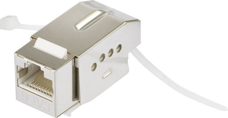 Produktbild: Renkforce RJ45-Einbaumodul Keystone CAT 6 1St.