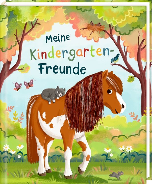Produktbild: Freundebuch mit Ponymähne: Meine Kindergarten-Freunde