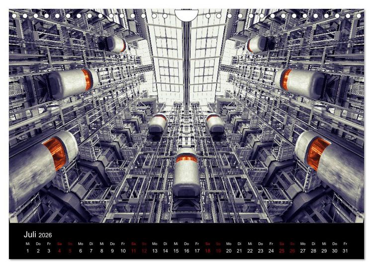 Produktbild: Welt der Aufz&uuml;ge (Wandkalender 2026 DIN A4 quer), CALVENDO Monatskalender