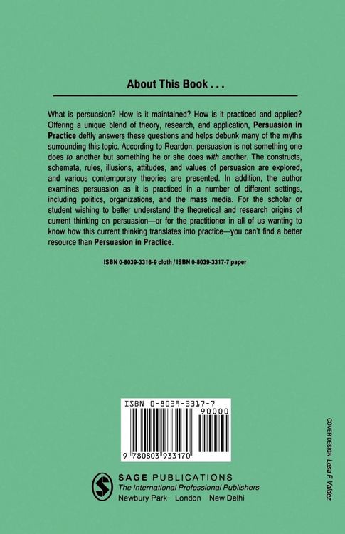 Produktbild: Persuasion in Practice